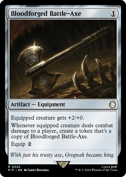 Bloodforged Battle-Axe (226) - Fallout