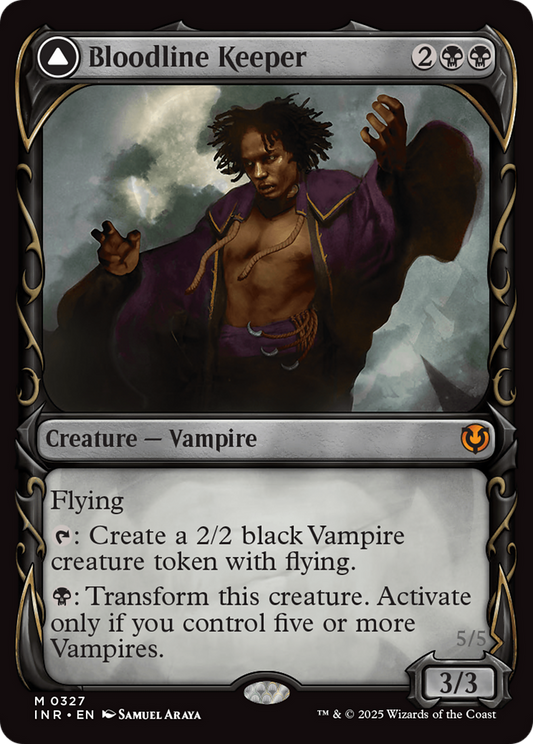 Bloodline Keeper // Lord of Lineage (Showcase) (327) Foil - Innistrad Remastered