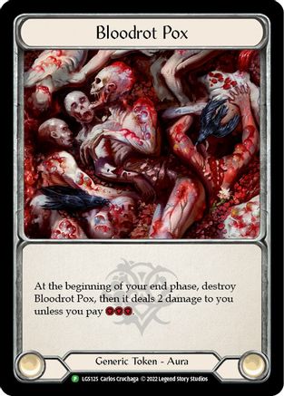 Bloodrot Pox // Frailty (LGS125) Cold Foil - Flesh and Blood: Promo Cards
