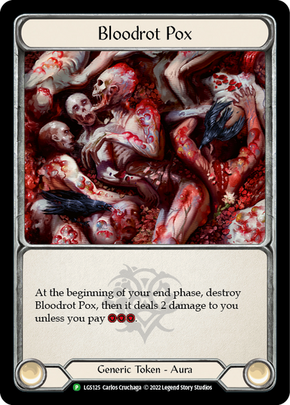 Bloodrot Pox // Frailty (LGS125) Cold Foil - Flesh and Blood: Promo Cards