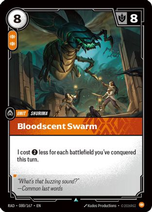 Bloodscent Swarm (080) Foil - Radiance