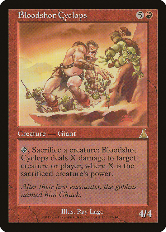 Bloodshot Cyclops (077) Foil - Urza's Destiny