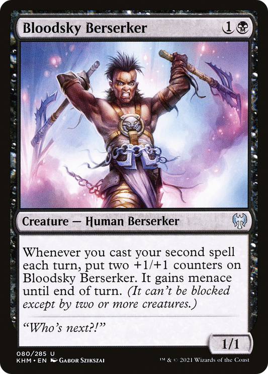 Bloodsky Berserker (080) - Kaldheim Foil