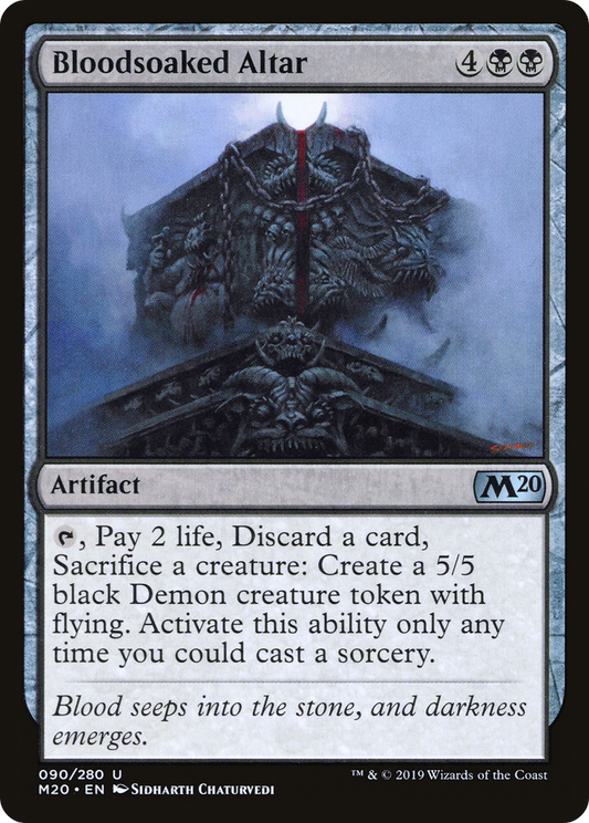 Bloodsoaked Altar (090) - Core Set 2020 Foil