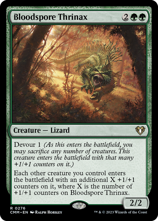 Bloodspore Thrinax (276) Foil - Commander Masters