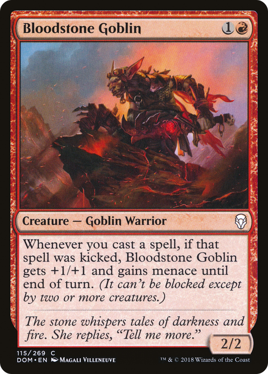 Bloodstone Goblin (115) - Dominaria Foil