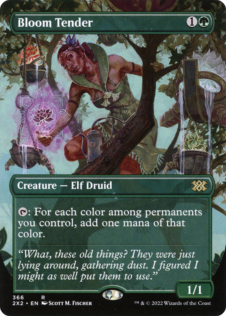 Bloom Tender (Borderless) (366) Foil - Double Masters 2022