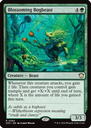 Blossoming Bogbeast (264) - Commander: Secrets of Strixhaven