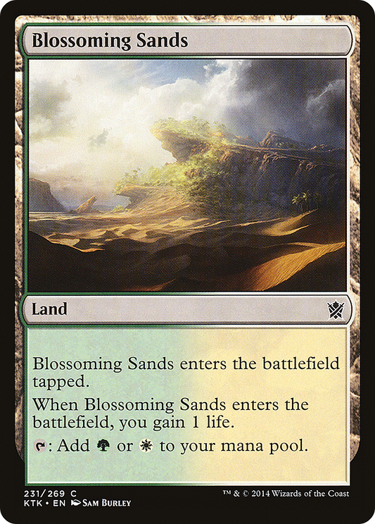Blossoming Sands (231) Foil - Khans of Tarkir
