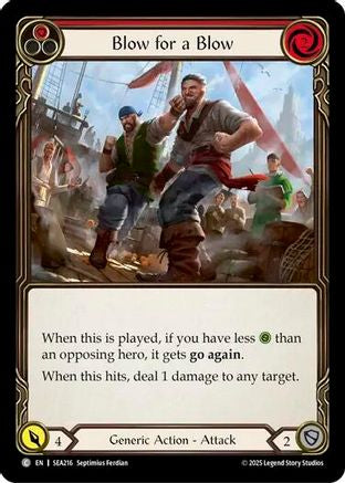 Blow for a Blow (SEA216) Rainbow Foil - High Seas
