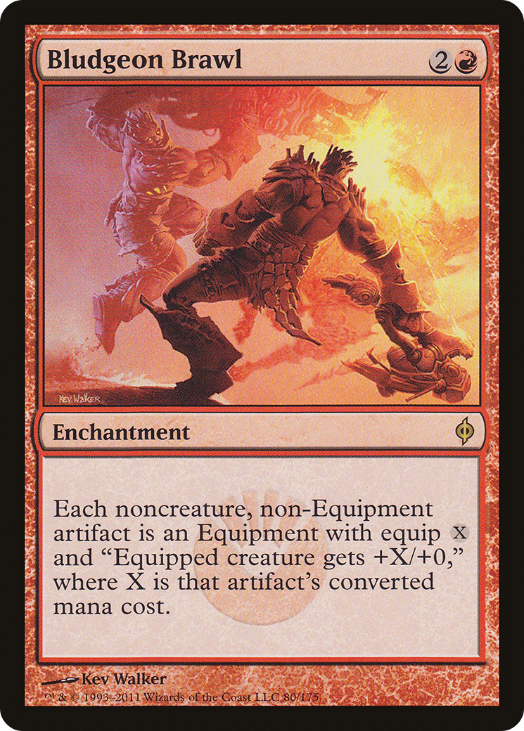 Bludgeon Brawl (080) Foil - New Phyrexia