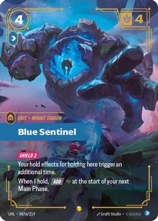 Blue Sentinel (Alternate Art) (087a) Foil - Unleashed