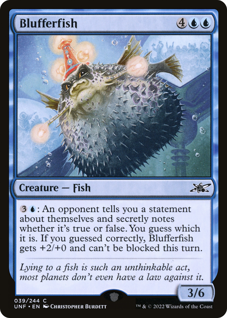 Blufferfish (039) - Unfinity Foil