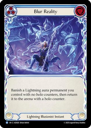 Blur Reality (Blue) (AZS025) - Armory Deck: Zyggy