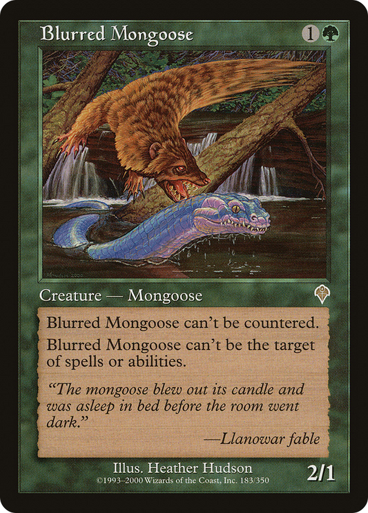 Blurred Mongoose (183) Foil - Invasion