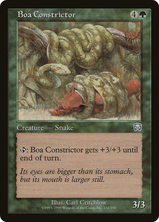 Boa Constrictor (231) Foil - Mercadian Masques