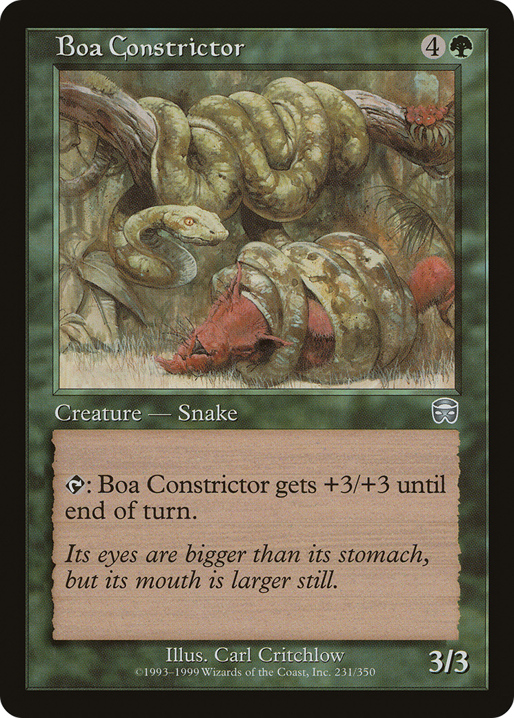 Boa Constrictor (231) - Mercadian Masques
