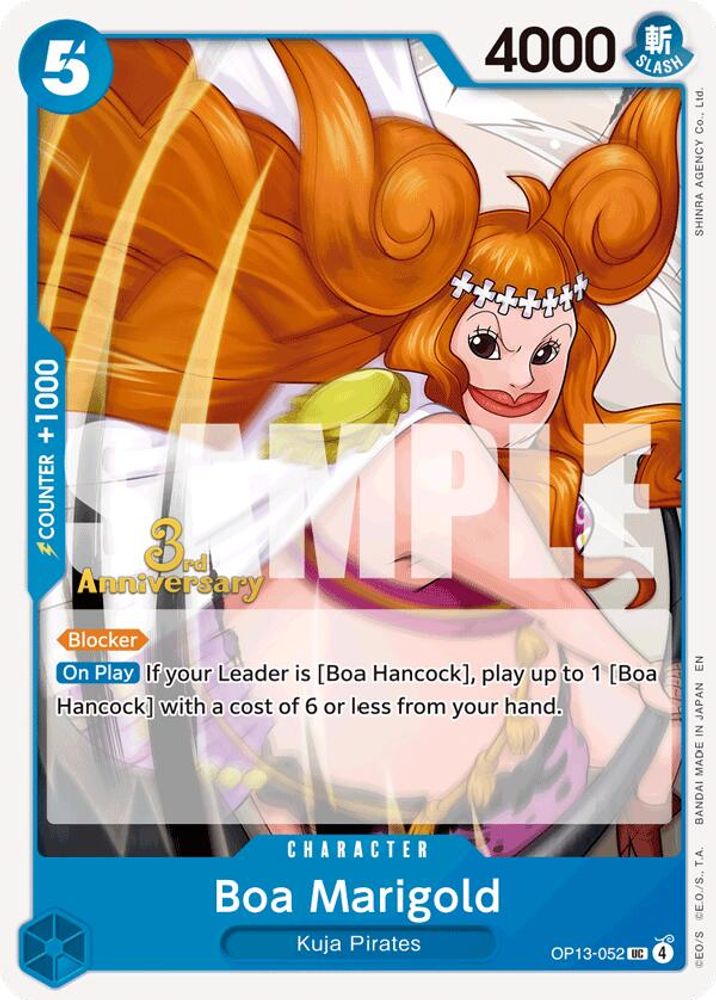 Boa Marigold (OP13-052) 3rd Anniversary Tournament Cards