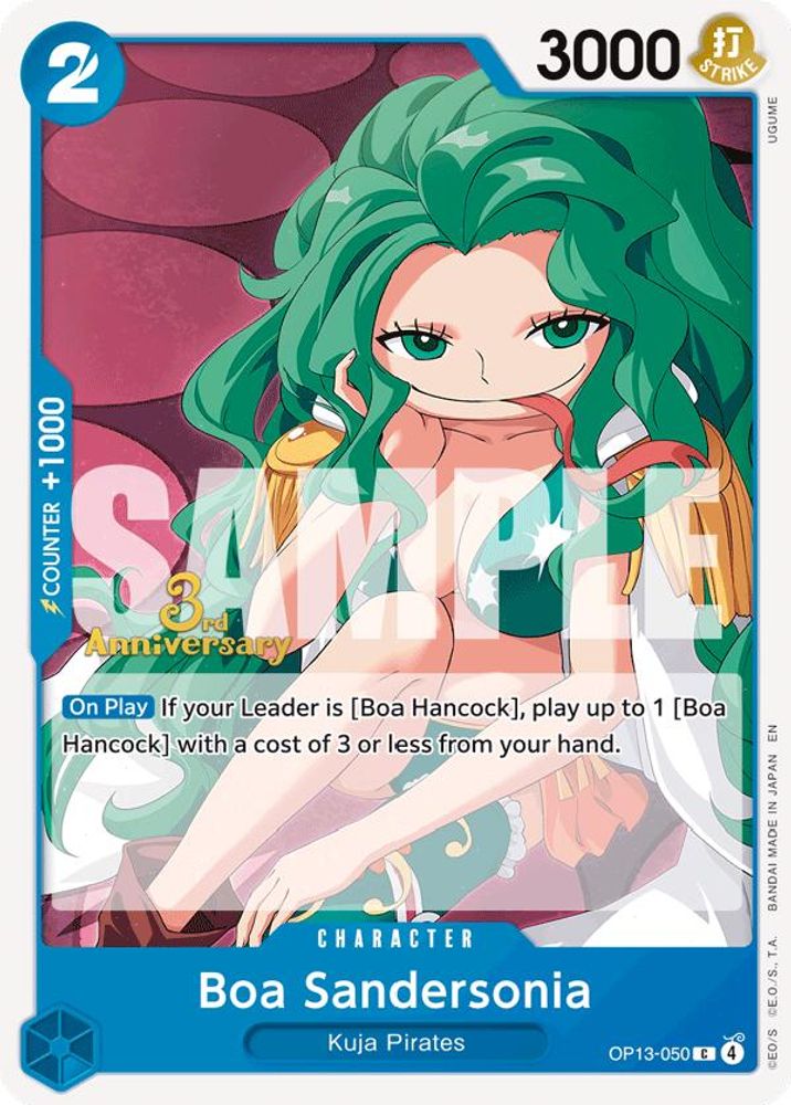 Boa Sandersonia (OP13-050) 3rd Anniversary Tournament Cards