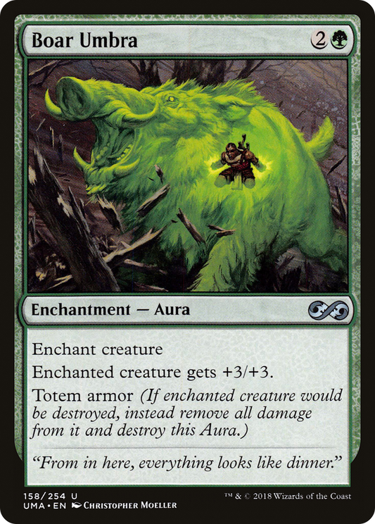 Boar Umbra (158) - Ultimate Masters Foil