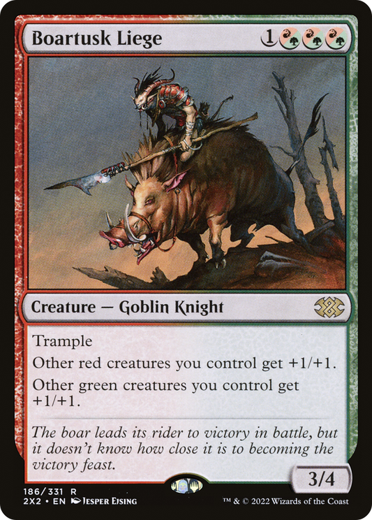Boartusk Liege (186) Foil - Double Masters 2022