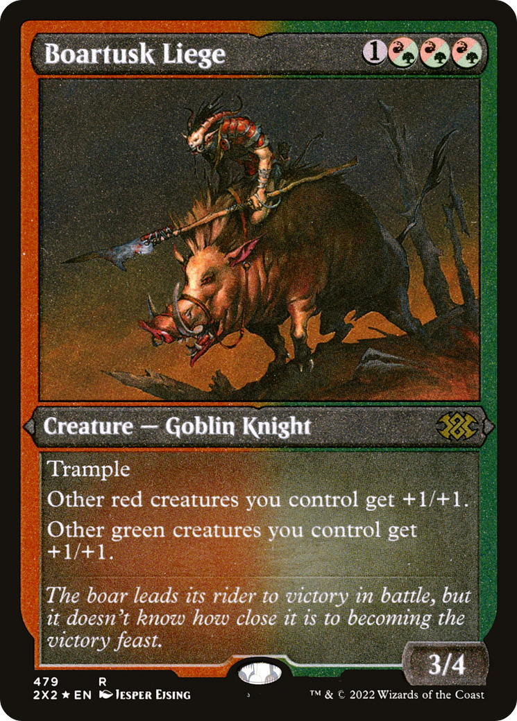 Boartusk Liege (479) Etched Foil - Double Masters 2022