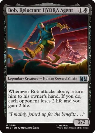 Bob, Reluctant HYDRA Agent (649) - Commander: Marvel Super Heroes