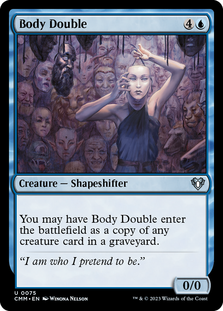 Body Double (075) Foil - Commander Masters