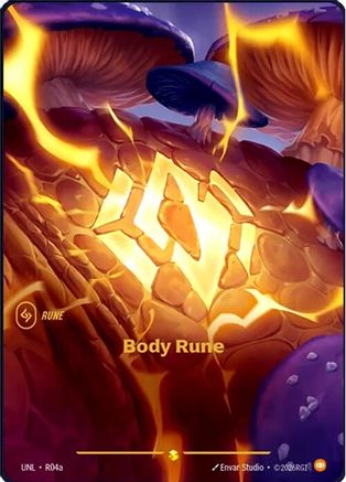 Body Rune (Alternate Art) (R04a) Foil - Unleashed