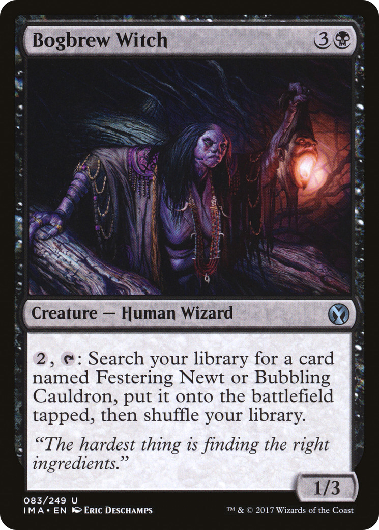 Bogbrew Witch (083) Foil - Iconic Masters