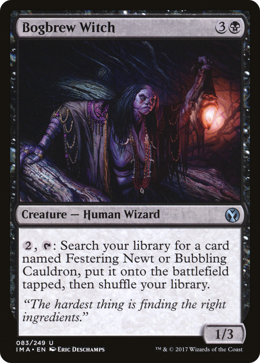 Bogbrew Witch (083) Foil - Iconic Masters