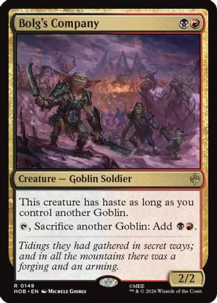 Bolg's Company (149) - The Hobbit