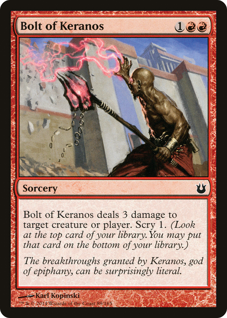 Bolt of Keranos (089) Foil - Born of the Gods