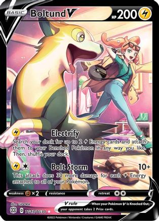 Boltund V (Alternate Full Art) (TG13) Holofoil - Brilliant Stars