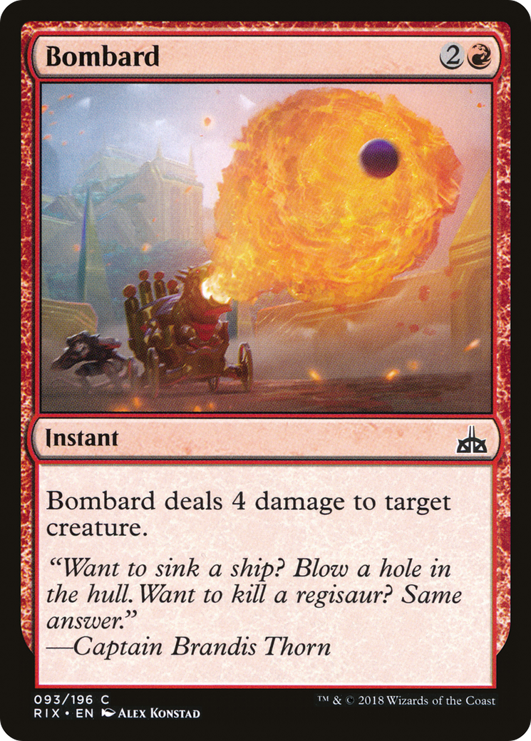 Bombard (093) - Rivals of Ixalan Foil