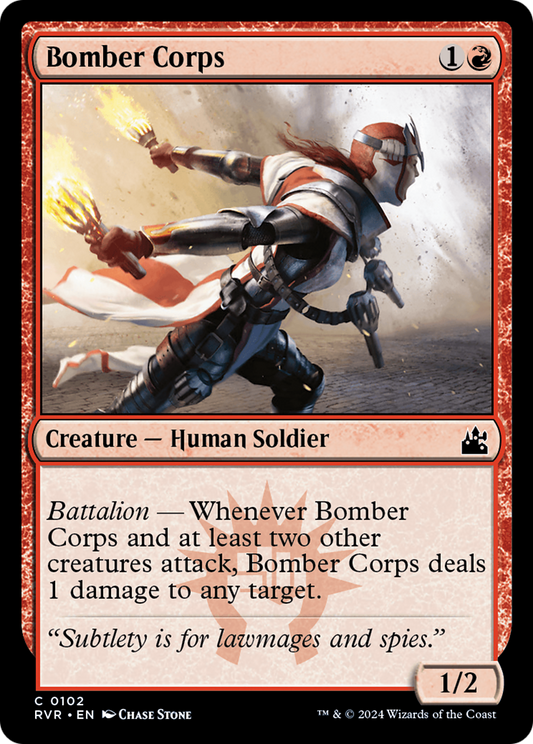 Bomber Corps (102) Foil - Ravnica Remastered