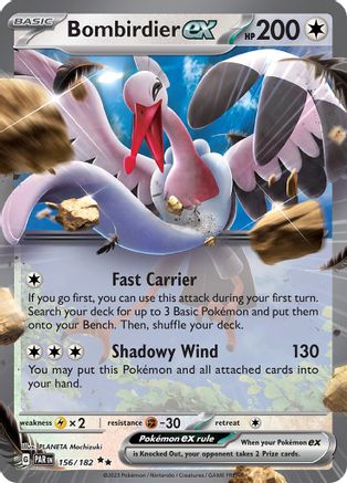 Bombirdier ex (156) Holofoil - Paradox Rift