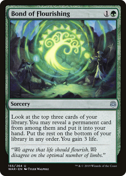 Bond of Flourishing (155) - War of the Spark Foil