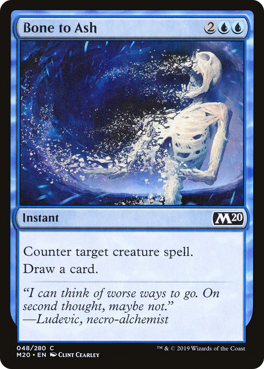 Bone to Ash (048) - Core Set 2020 Foil