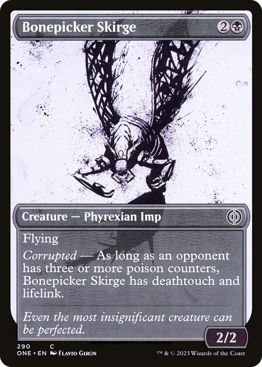 Bonepicker Skirge (Showcase) (290) - Phyrexia: All Will Be One Foil