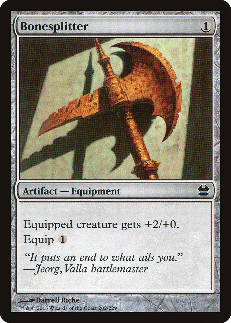 Bonesplitter (202) Foil - Modern Masters