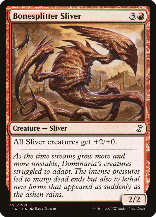 Bonesplitter Sliver (155) - Time Spiral Remastered Foil