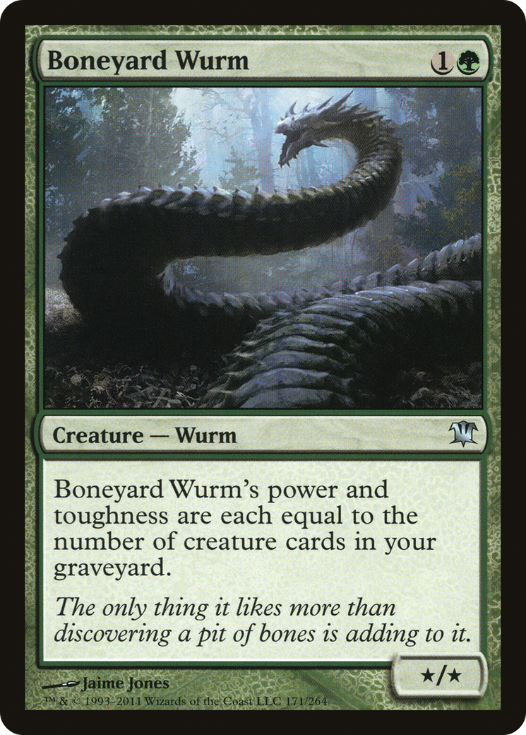 Boneyard Wurm (171) Foil - Innistrad