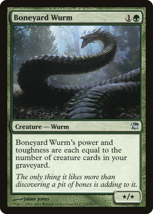 Boneyard Wurm (171) Foil - Innistrad