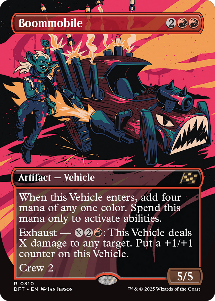 Boommobile (Borderless) (310) Foil - Aetherdrift