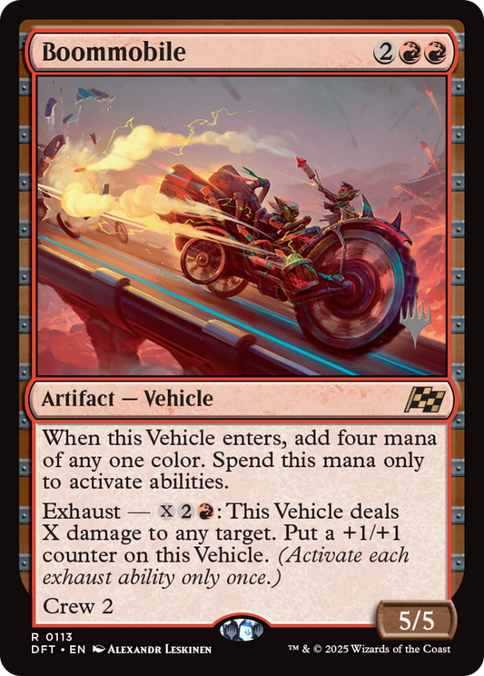 Boommobile (Promo Pack) (113) Foil - Aetherdrift