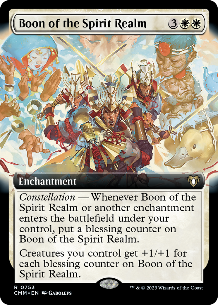 Boon of the Spirit Realm (Extended Art) (753) - Commander Masters