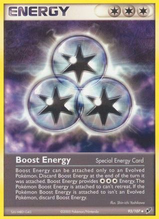 Boost Energy (93) Reverse Holofoil - Deoxys
