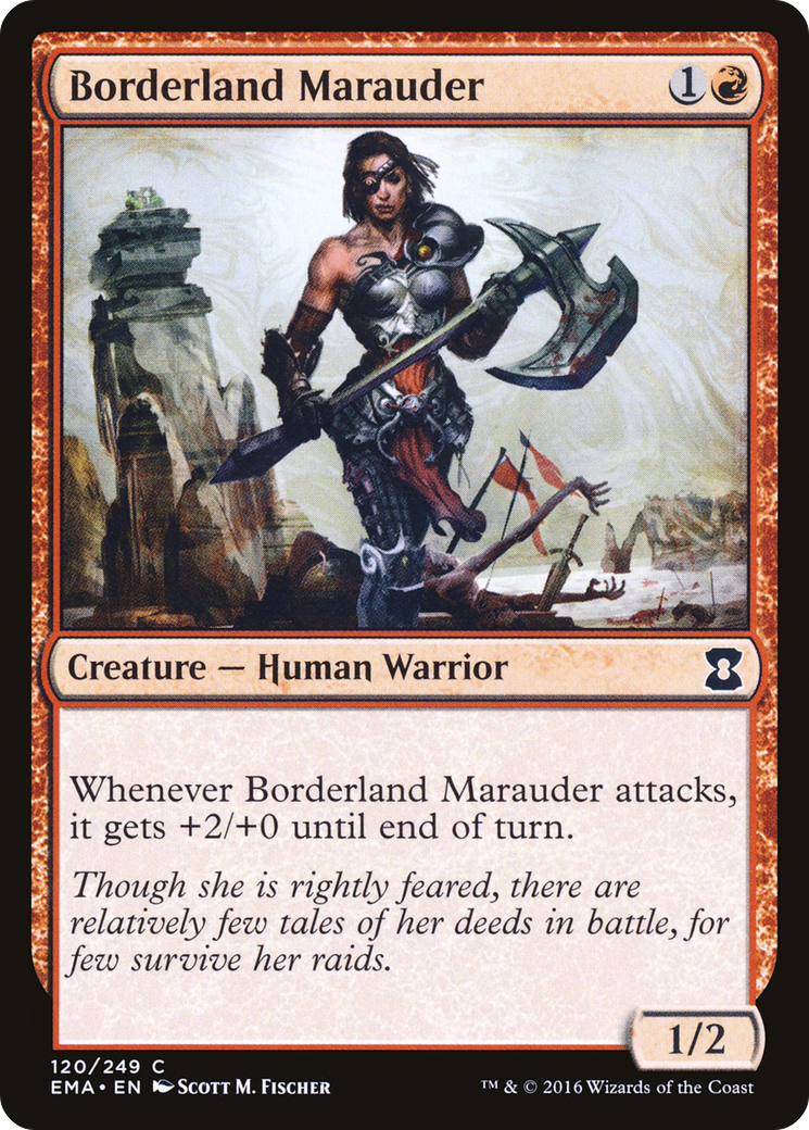 Borderland Marauder (120) Foil - Eternal Masters