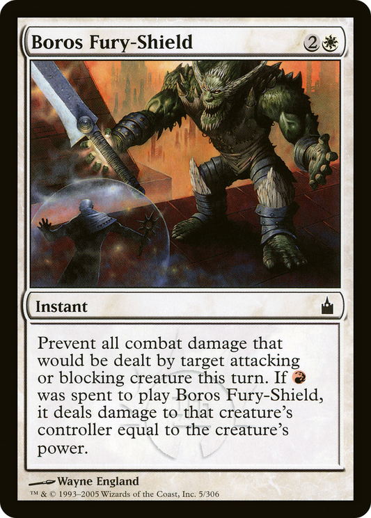 Boros Fury-Shield (005) Foil - Ravnica: City of Guilds